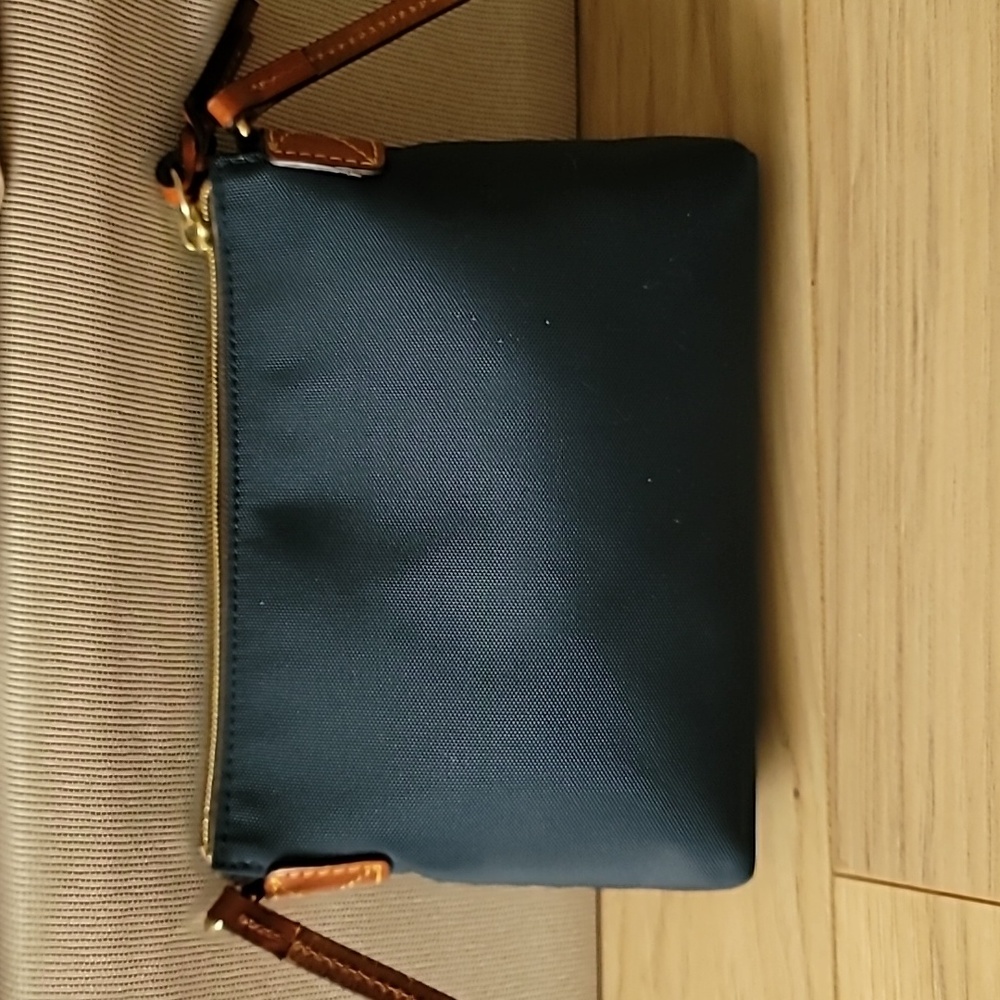 Dooney & Bourke Navy Nylon pouchette crossbody bag - Picture 4 of 16